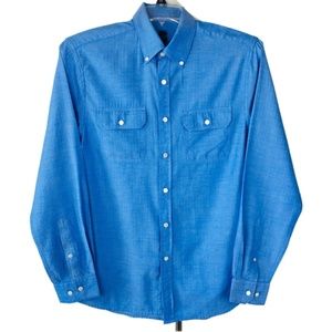 Ocean & Front Men Shirt Button Down Long Sleeves M
